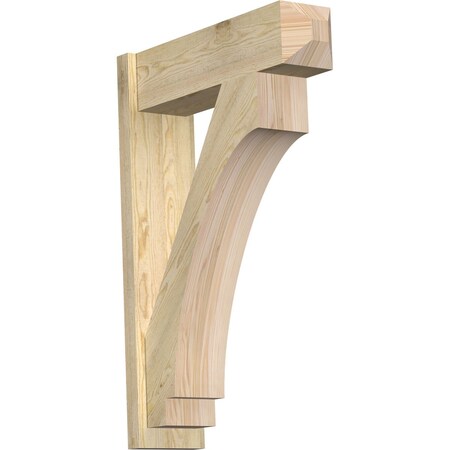 Ekena Millwork Imperial Craftsman Rough Sawn Outlooker, Douglas Fir, 8"W x 28"D x 40"H OUT08X28X40IMP04RDF